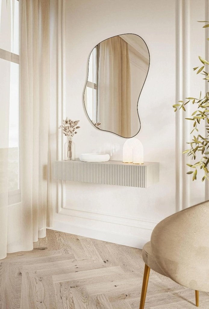 Kaptafel Vesper 90cm/beige (Nieuw in doos), Ophalen of Verzenden, Nieuw, 50 tot 100 cm, Minder dan 100 cm