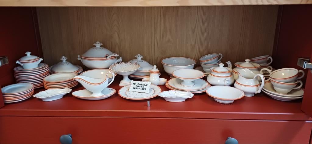 p.regout kinderservies Berlijn oranje filets, Ophalen of Verzenden