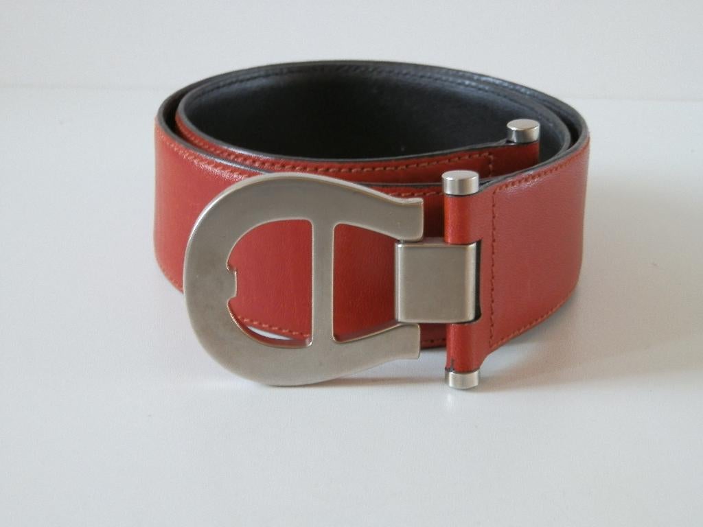 Aigner Munich riem. Leer., 3 tot 5 cm, Echt leder, Aigner, Tailleriem