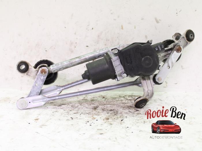 Ruitenwismotor + Mechaniek van een Nissan Note, Gebruikt, -, -, Ophalen of Verzenden