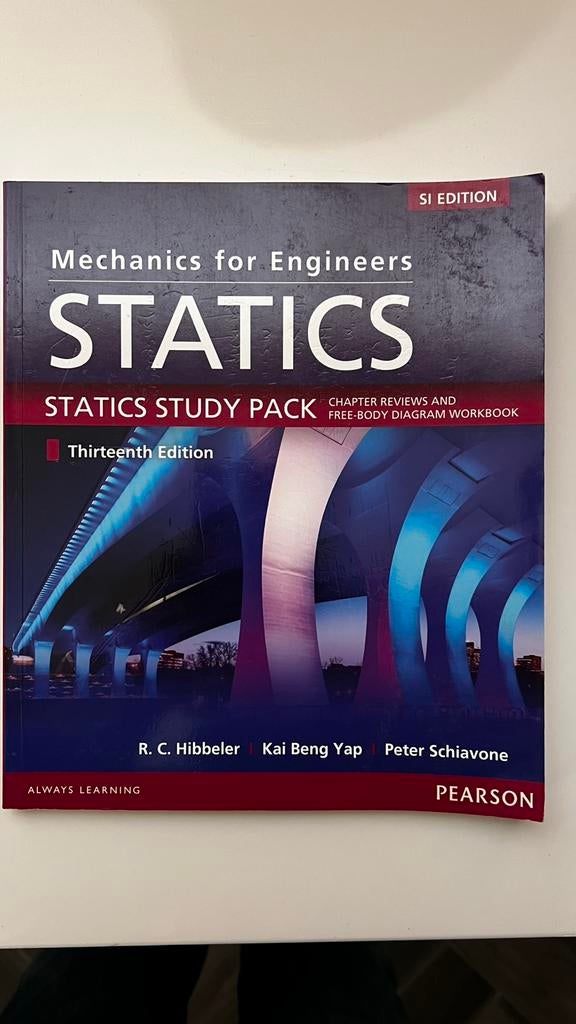 Mechanics for Engineers – Statics & Dynamics (Hibbeler), Ophalen of Verzenden, Zo goed als nieuw