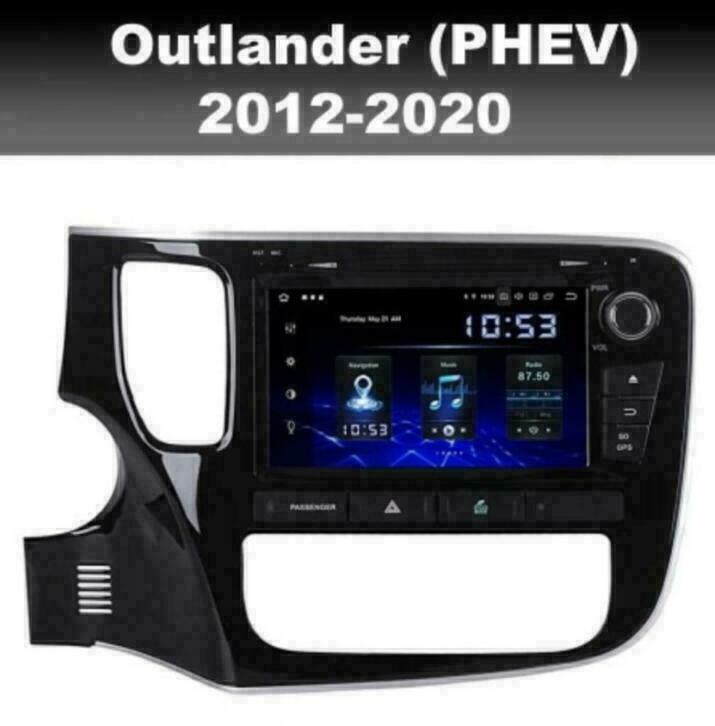 Mitsubishi Outlander 2012-2020 navigatie android 10 wifi dab, Auto diversen, Autoradio's, Nieuw, Ophalen of Verzenden