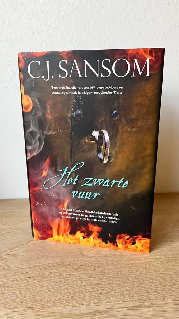 C.J. Sansom - Het zwarte vuur, Ophalen of Verzenden, Zo goed als nieuw, C.J. Sansom