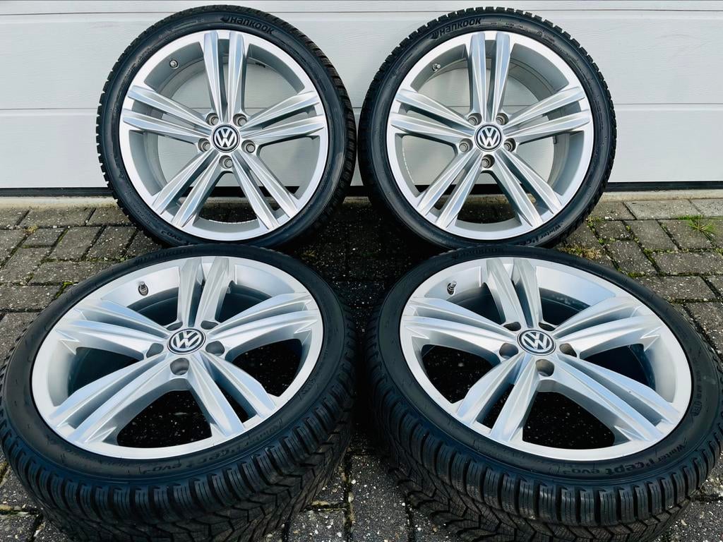 18 Inch Originele Volkswagen Sebring Velgen 225/40/18 5x112, 18 inch, Banden en Velgen, 225 mm, Winterbanden