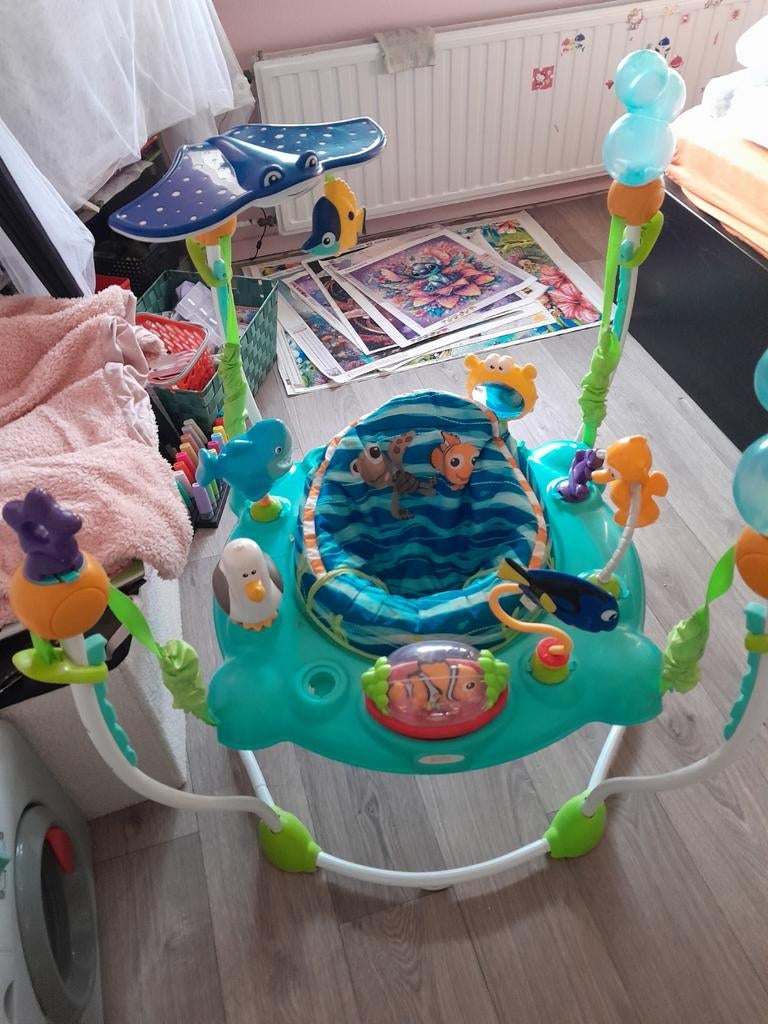 Babygym - Gebruikt, goede staat, Kinderen en Baby's, Speelgoed | Babyspeelgoed, Ophalen of Verzenden, Gebruikt, Babygym, Met licht