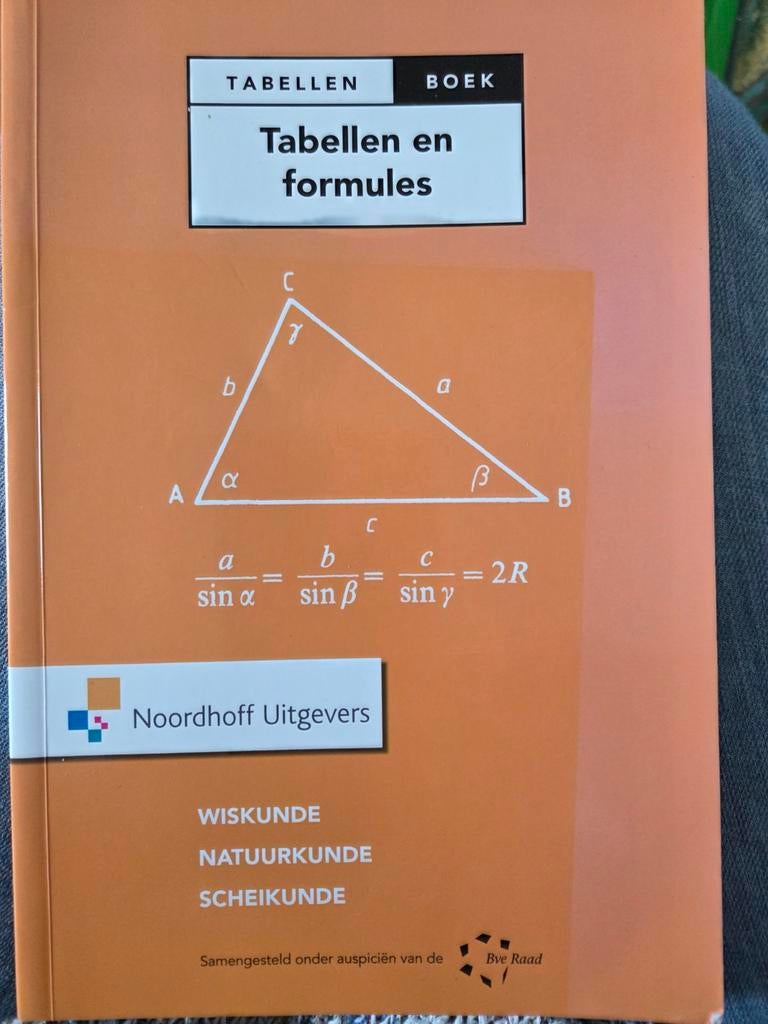 Tabellen en Formules - Wiskunde, Natuurkunde, Scheikunde, Boeken, Studieboeken en Cursussen, Ophalen of Verzenden
