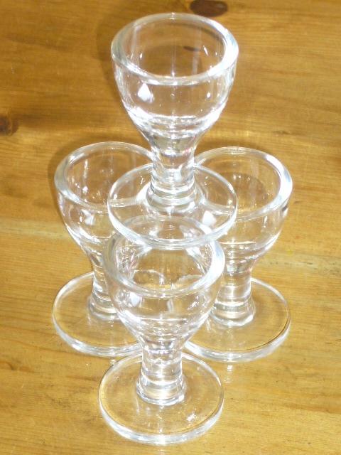 Leonardo Eierdopjes 4 Stuks Glas/Hoge Voet, Ophalen