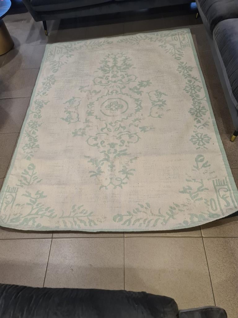 Nieuwe By-Boo vloerkleed oase 160x230cm mint €50, Huis en Inrichting, Stoffering | Tapijten en Kleden, Ophalen, Crème, Industrieel landelijk barok brocante koloniaal boheems vintage