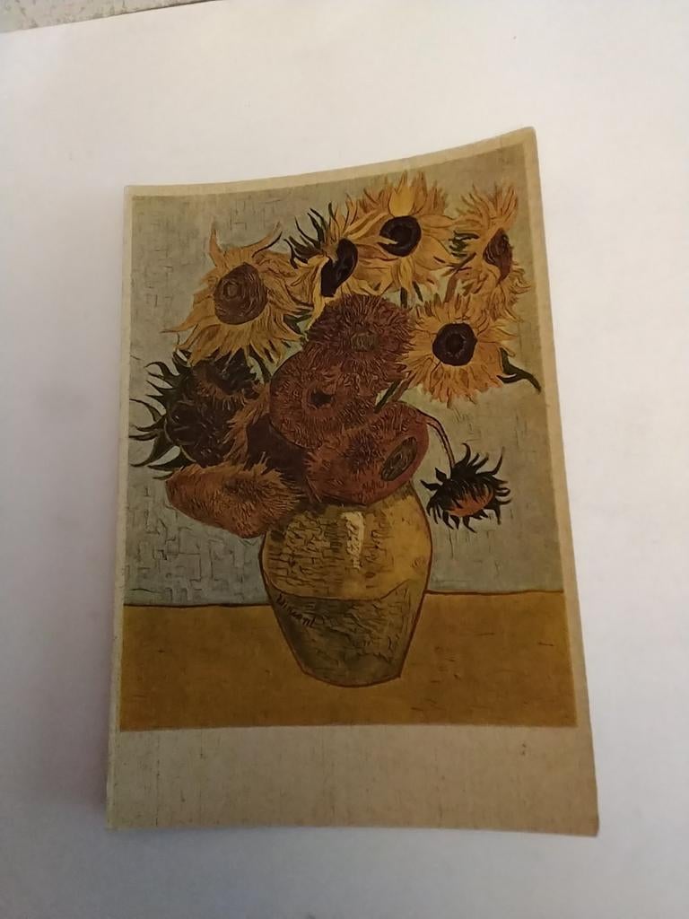 VINCENT VAN GOGH.  ZONNEBLOEMEN, Ophalen of Verzenden, Voor 1920, Sterren en Beroemdheden
