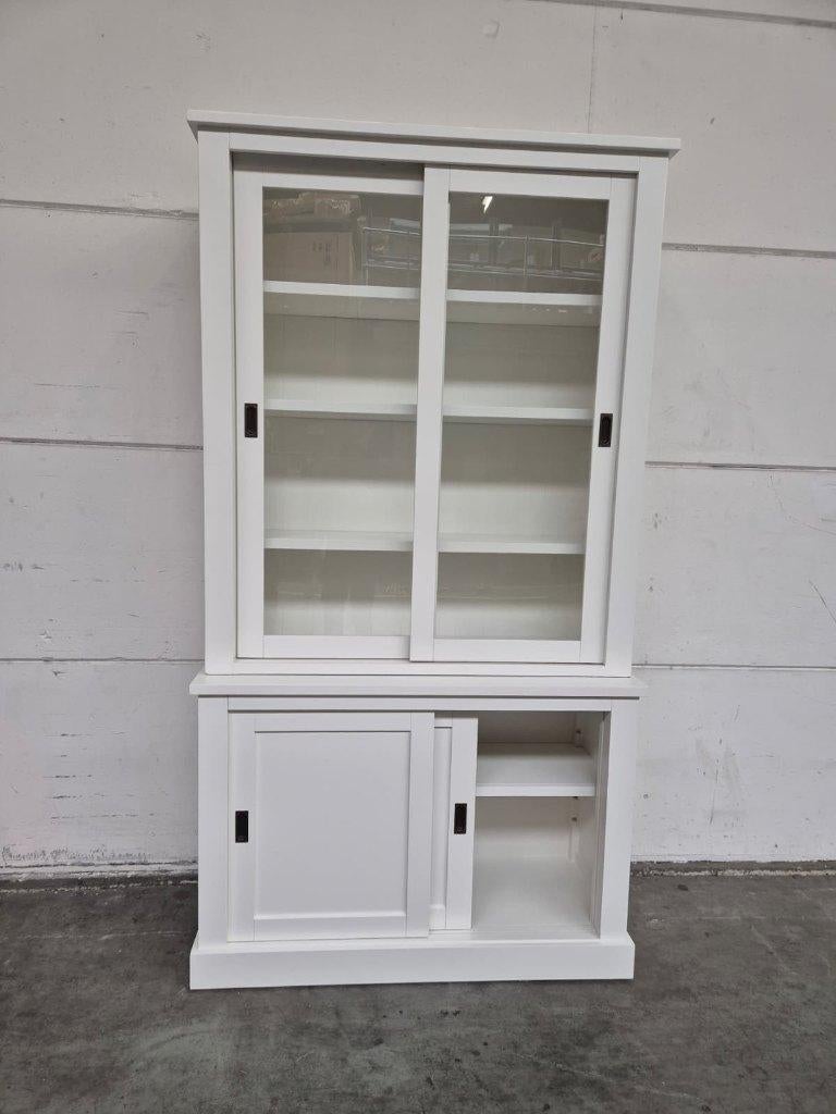 Showmodel Buffetkast -130x50x240Hcm -NU VOOR €1200 VAN €1895, 100 tot 150 cm, 200 cm of meer, Nieuw, Ophalen of Verzenden