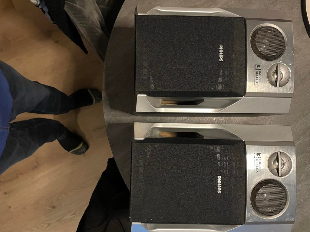 Philips 3-weg Bass Reflex Speakers - Klassiek Geluid, Ophalen, Philips, Gebruikt, Minder dan 60 watt