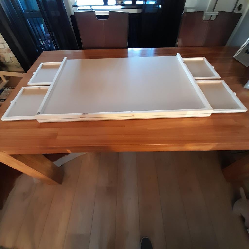 Puzzelplaat op maat gemaakt, Ophalen