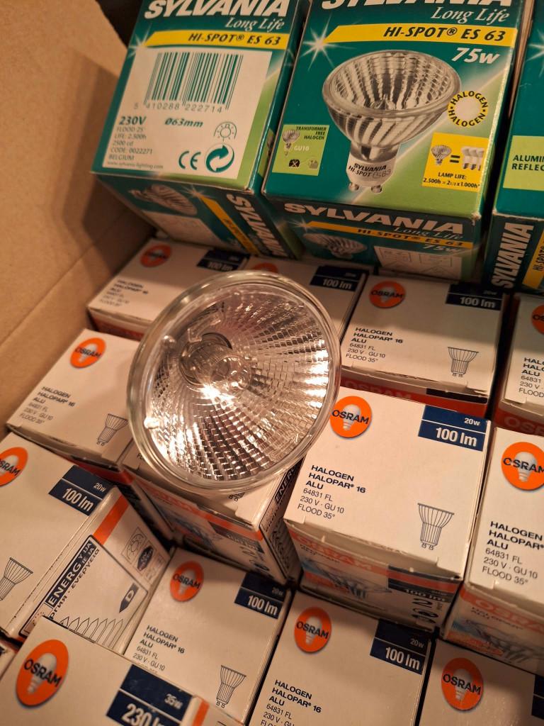 Heel veel halogeen spotjes Gu 10 - Gu 5.3 - Gu 4, philips, Halogeen spotjes, Halogeen (gloei)lamp, Nieuw, Bipin of Steekvoet