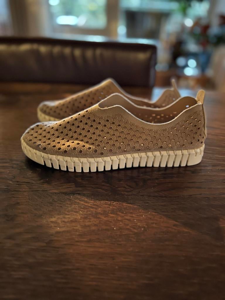 ILSE JACOBSEN TULIP 3375 - Maat 39, Beige, Zo goed als nieuw, Ballerina's, Ophalen of Verzenden