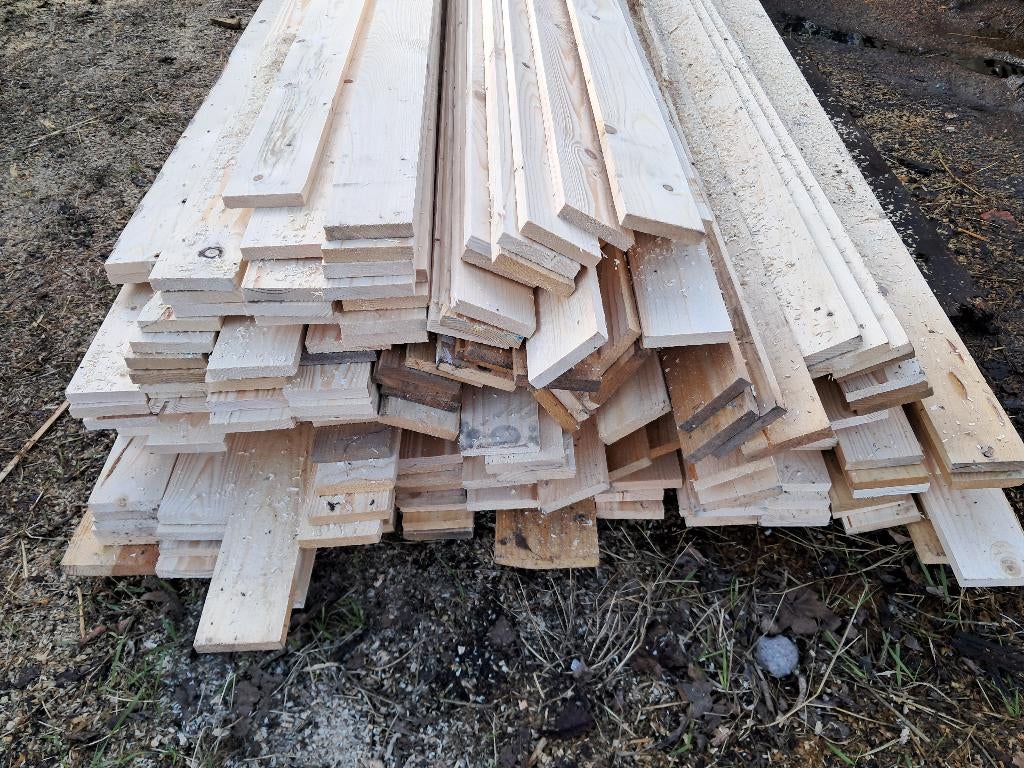 latten vurenhout geschaafd NIEUW !!!, Doe-het-zelf en Verbouw, Hout en Planken, Ophalen, Minder dan 25 mm, Nieuw, 200 tot 250 cm