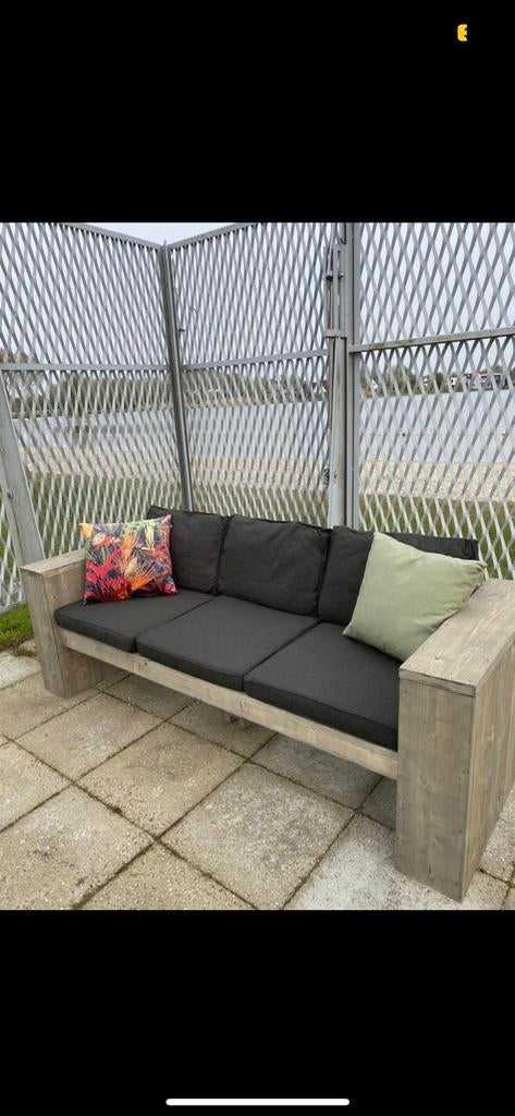 loungebank. Steigerhout, Ophalen of Verzenden, Nieuw, Hout