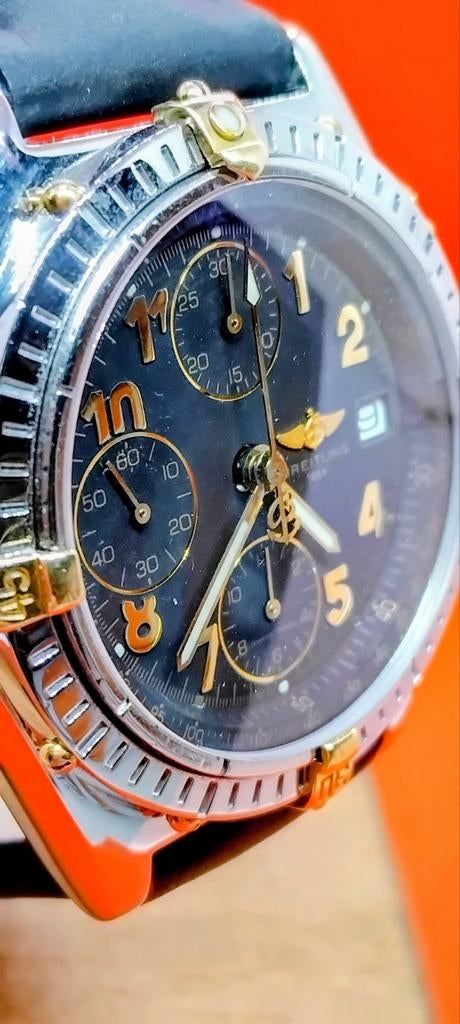 Breitling Chronomat Goud/Staal  B13352      39mm, Ophalen, Breitling, Polshorloge, Goud