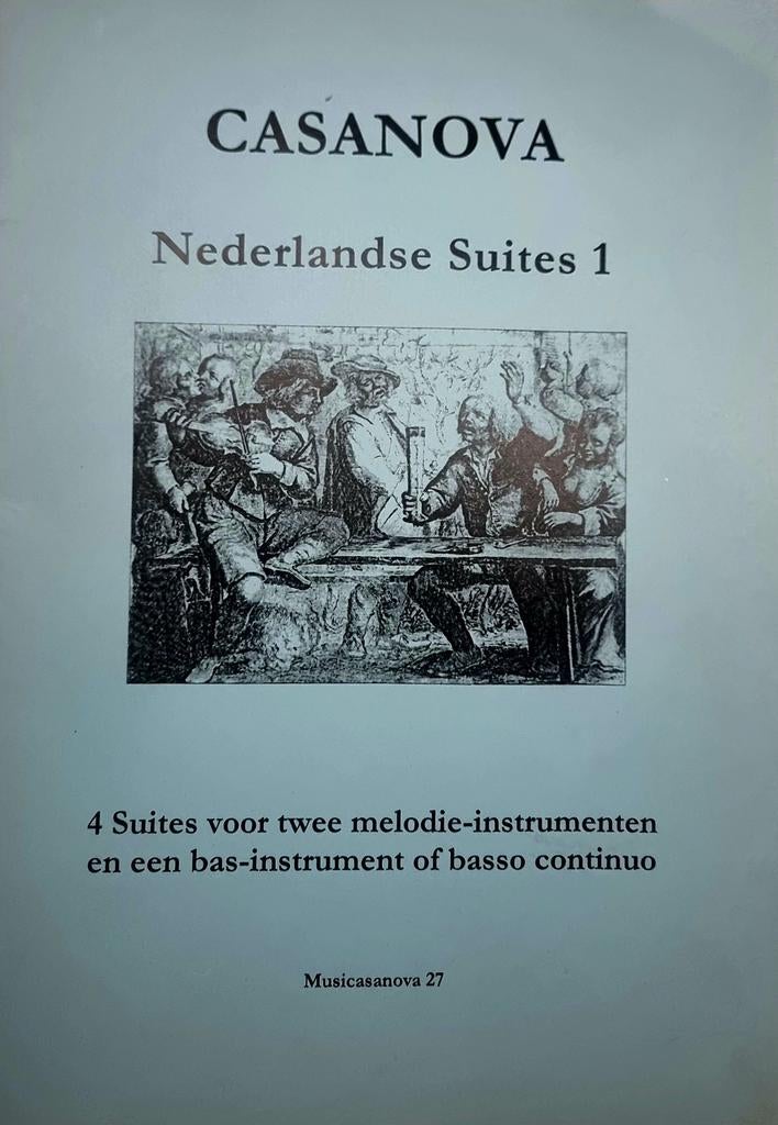 Cassanova Nederlandse Suites 1 en 2. Partituur., Klassiek, Ophalen of Verzenden, Zo goed als nieuw, Hoorn