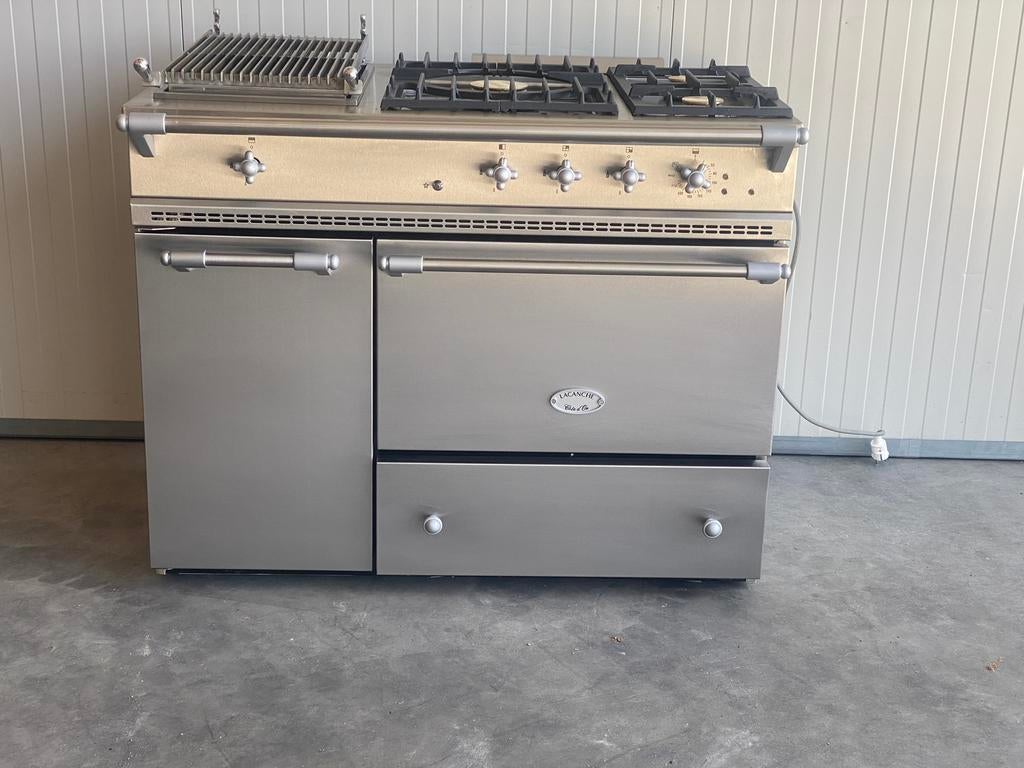 Luxe lacanche gasfornuis 110 cm breed, Witgoed en Apparatuur, Minder dan 85 cm, Grill, Ophalen of Verzenden, Zo goed als nieuw