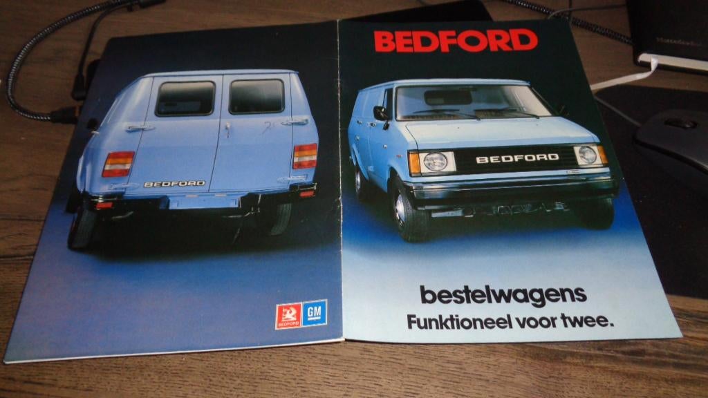 Folder BEDFORD  BESTELWAGENS, Verzenden, Zo goed als nieuw, Overige merken