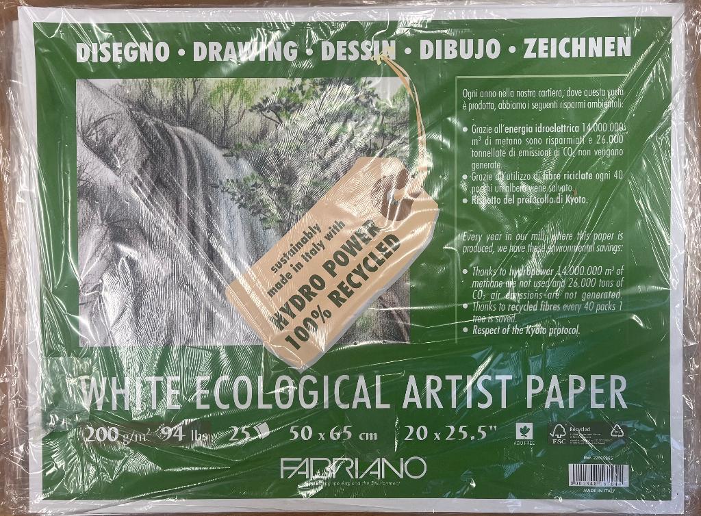 Tekenpapier Fabriano 50 x65 cm 75 vel nieuw, Ophalen, Nieuw, Overige typen