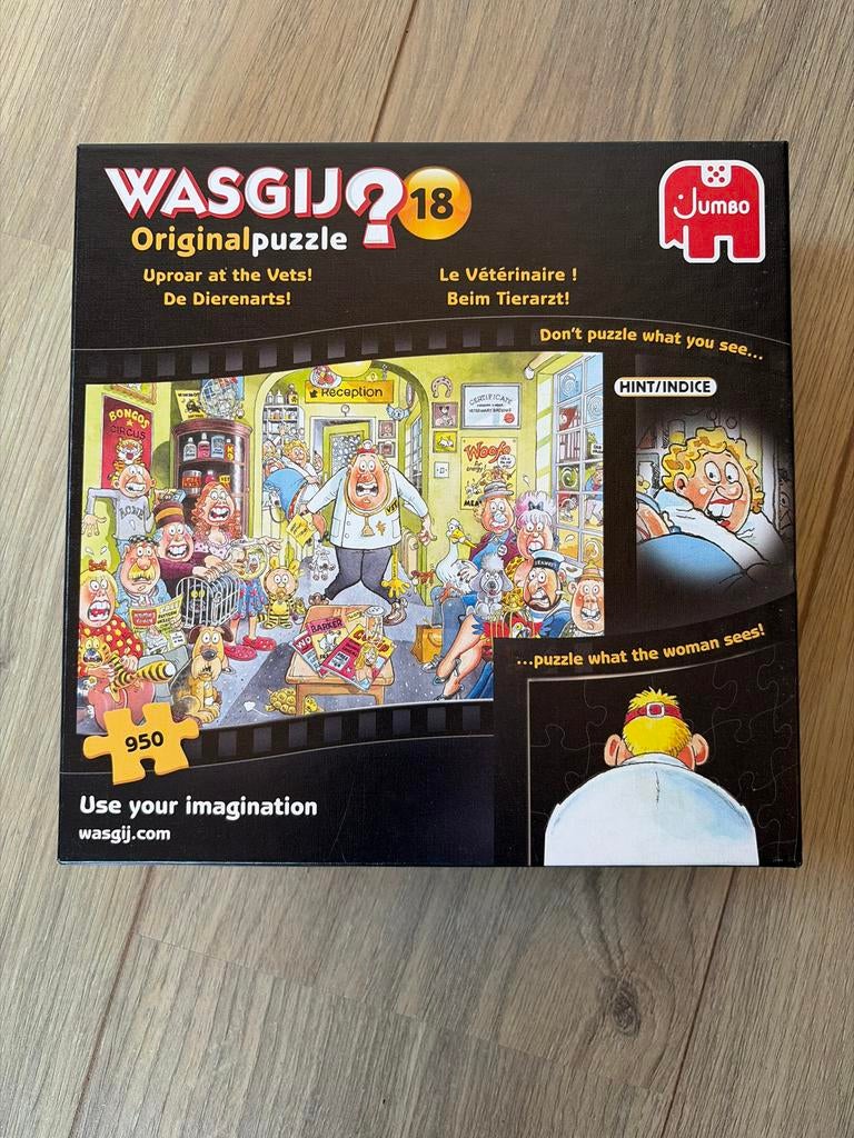 Wasgij Original 18 - De Dierenarts! Puzzel, Ophalen of Verzenden, 500 t/m 1500 stukjes, Zo goed als nieuw, Legpuzzel