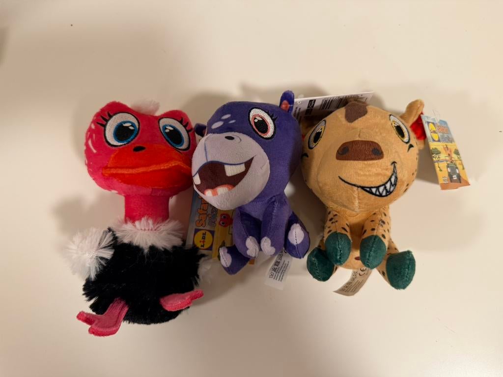 Lidl Safari mini knuffels nieuw, Verzamelen, Supermarktacties, Lidl, Ophalen of Verzenden