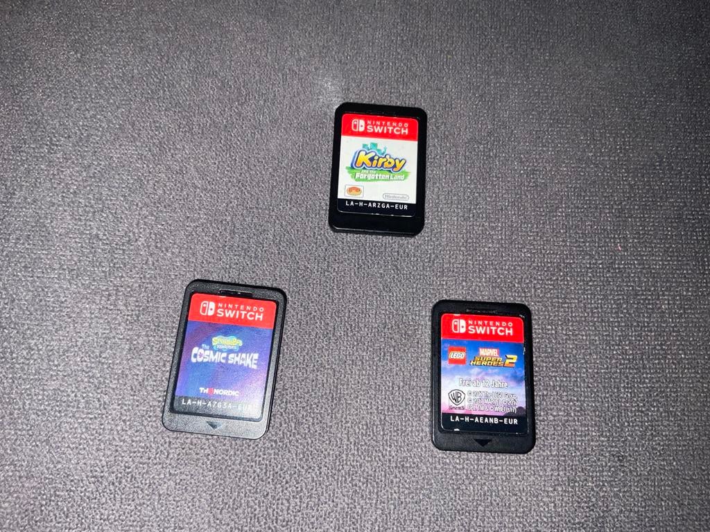 Nintendo Switch Games: LEGO, SpongeBob, Kirby, Avontuur en Actie, 1 speler, Ophalen of Verzenden, Zo goed als nieuw
