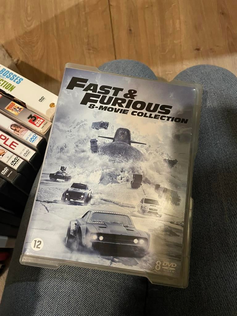 DVD BOX Fast & Furious 8 films boxset dvd collectie, Cd's en Dvd's, Dvd's | Actie, Vanaf 12 jaar, Ophalen, Zo goed als nieuw, Boxset
