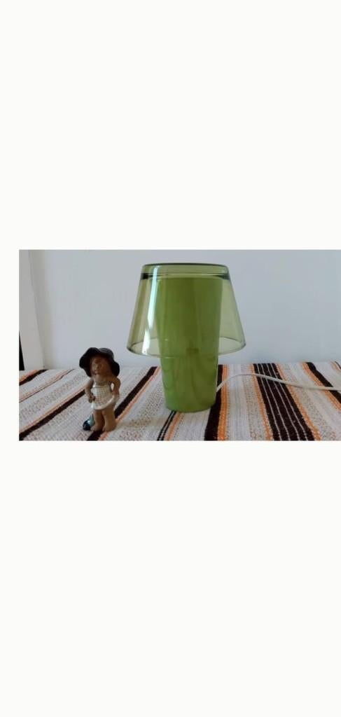 Vintage groene tafellamp lamp IKEA GAVIK, Eu, Eu, Ophalen of Verzenden, Eu