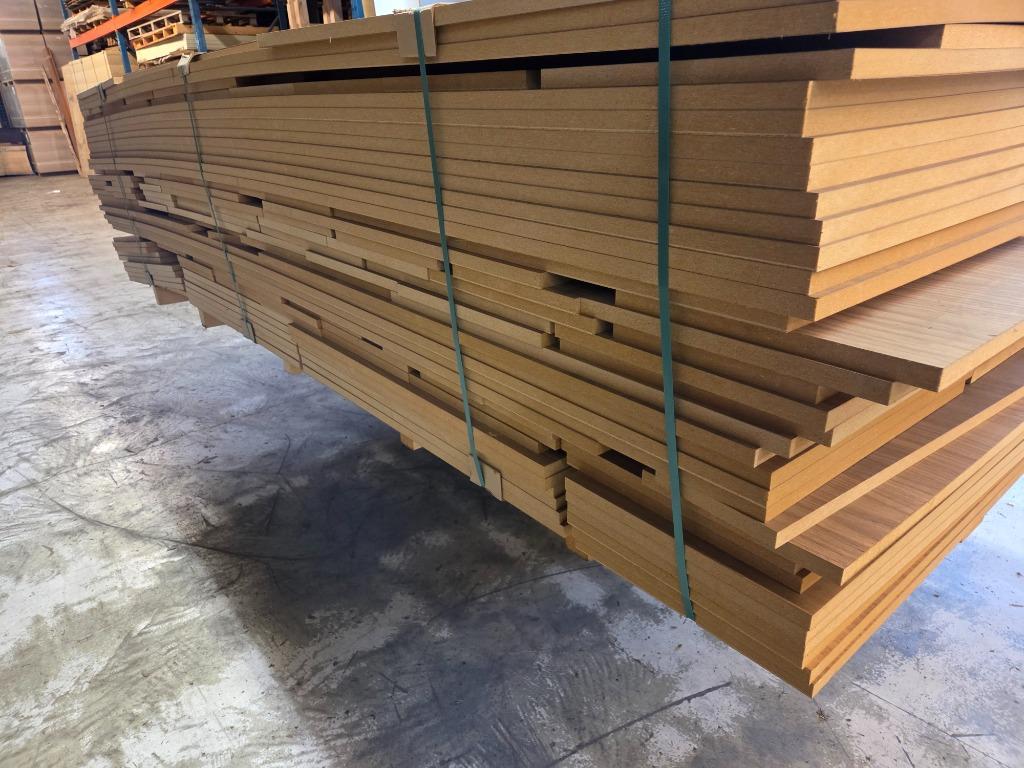 100 m² MDF Platen Dubbelzijdig gefineerd  - nr: P63, Doe-het-zelf en Verbouw, Platen en Panelen, Ophalen, Nieuw