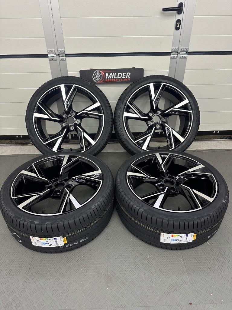 Audi RS Look velgen+Pirelli banden 19” 5x112 255/35r19 Nieuw, 19 inch, 255 mm, Velg(en), Industrieweg oost 5b9, 6662NE Elst.