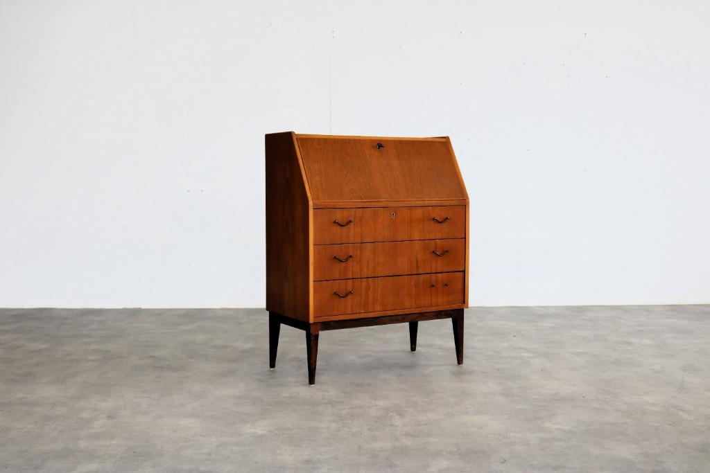 vintage secretaire | kast | jaren 60 | Zweeds, Huis en Inrichting, Kasten | Secretaires, Gebruikt, Timbeije@hotmail.com, Ophalen of Verzenden
