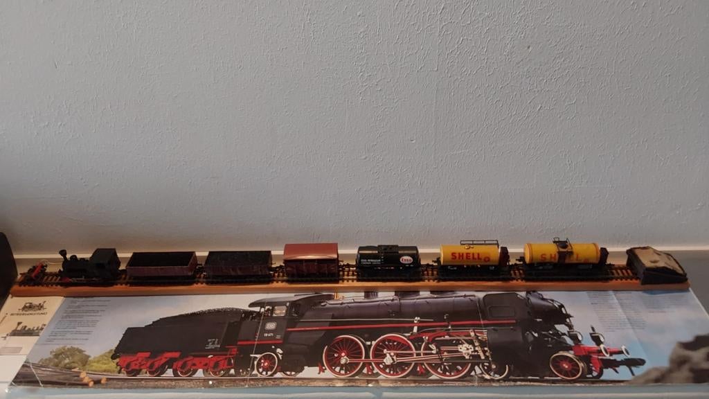 Mijn laatste nostalgische Fleischmann treinsetje + dummy loc, Ophalen of Verzenden