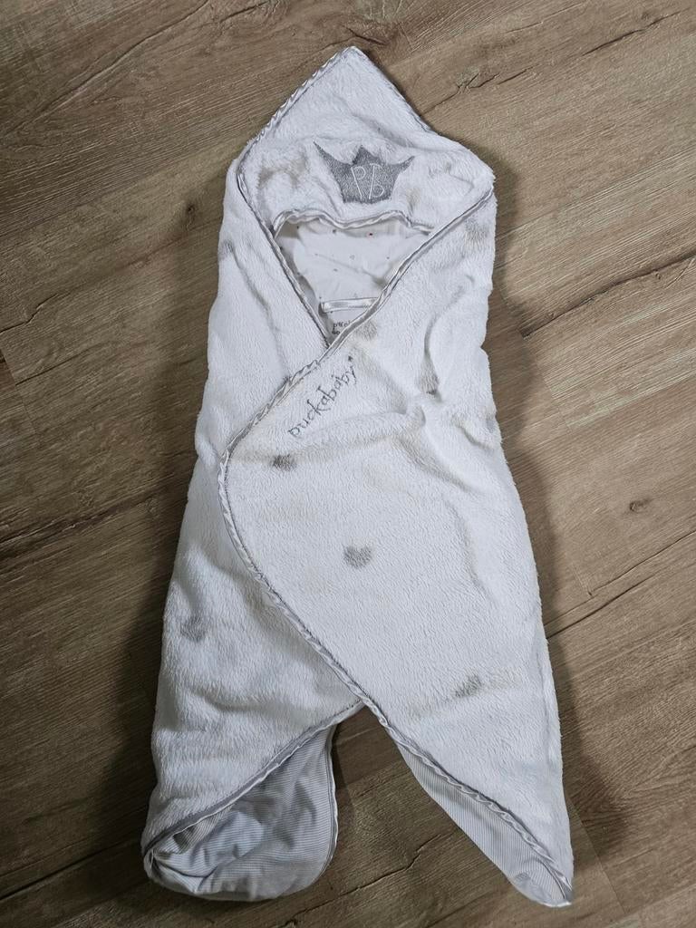 Puckababy inbakerdoek / omslagdoek maxicosi, Ophalen of Verzenden, Zo goed als nieuw, Draagdoek, Overige merken