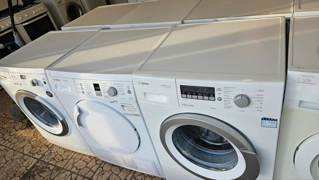 Bosch setje Wasmachine en warmtepomp Droger 8KG