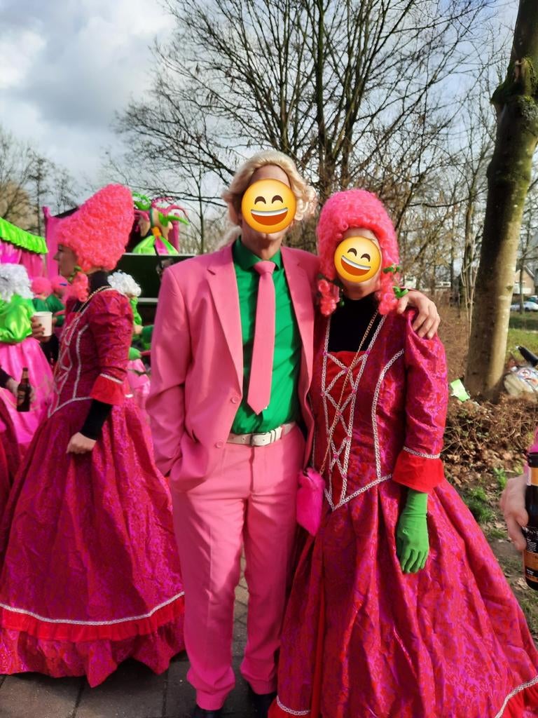 Markiezinnen jurk, barok,, Kleding | Dames, Ophalen of Verzenden, Zo goed als nieuw, Maat 38/40 (M), Carnaval