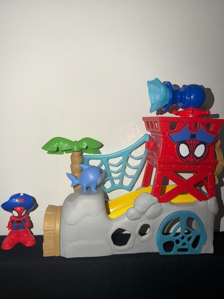 Spider-Man Glijbaan met Waterkanon & Haai - Nieuw!, Ophalen of Verzenden, Nieuw, Complete set