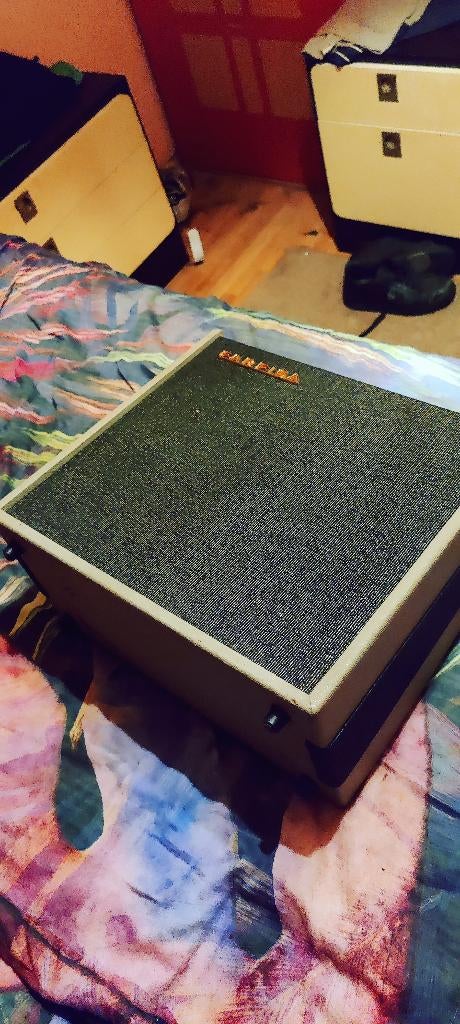 Farfisa 8 buizenamp vroeg 60 el84 2x 8inch speakers 2e serie, Ophalen of Verzenden, Zo goed als nieuw, Gitaar, Minder dan 50 watt