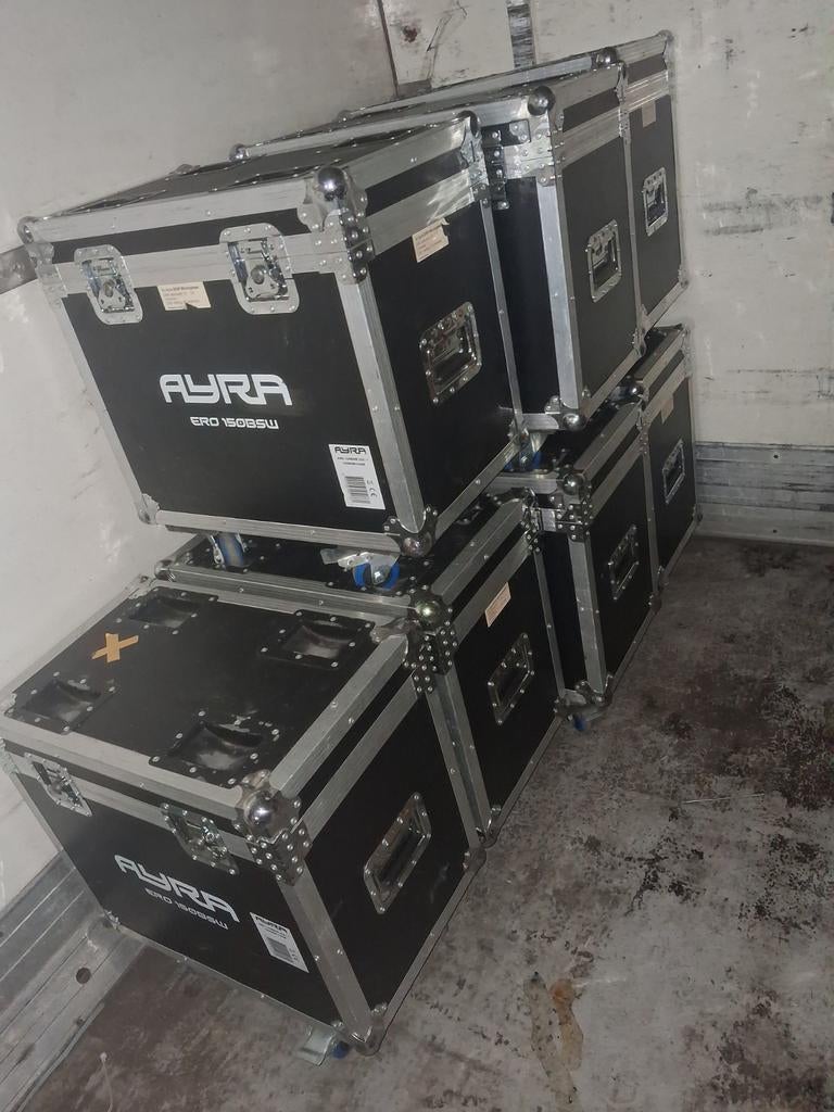 Ayra Ero 150BSW Moving Heads met Flightcase, Ophalen, Gebruikt, Licht