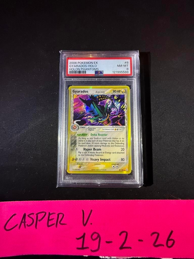 PSA 8 Gyarados Delta Species, Ophalen of Verzenden, Zo goed als nieuw
