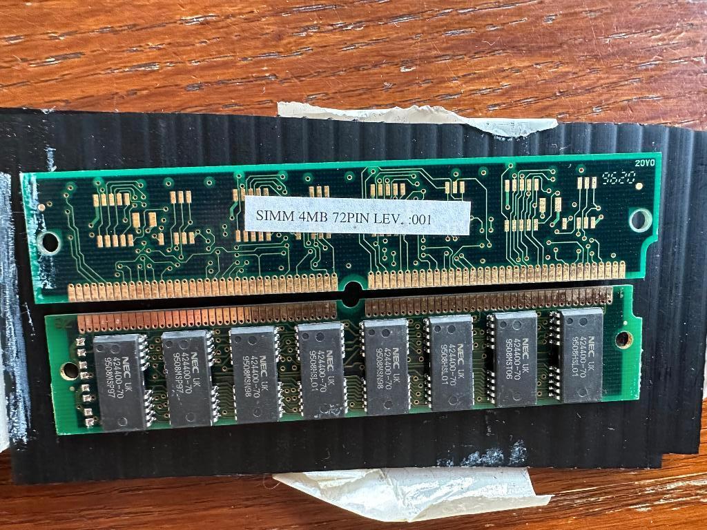 4 stuks Simm 4mb 72 pin, Computers en Software, RAM geheugen, Ophalen of Verzenden, Gebruikt, Overige soorten, Desktop