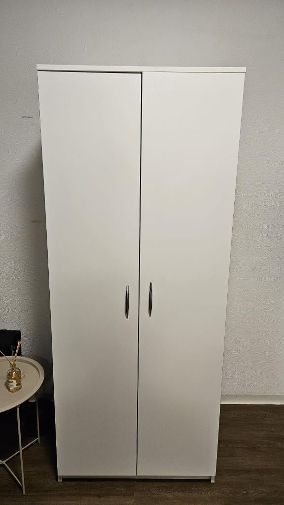Witte Kledingkast, Ophalen, 50 tot 100 cm, 150 tot 200 cm, 50 tot 75 cm