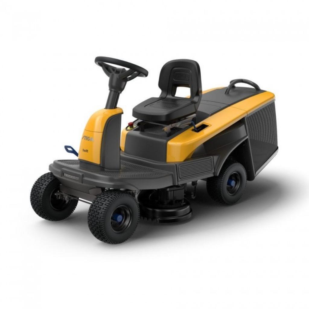 Stiga SWIFT 372e accu zitmaaier incl, accu 3x7.5Ah + 1x5Ah, Stiga, Nieuw, Ophalen of Verzenden, Opvangbak