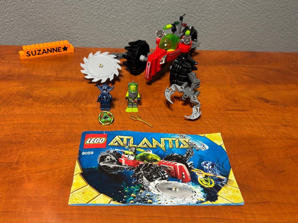 Lego 8059 - Atlantis - Seabed Scavenger, Compleet, Overige thema's, Lego, Ophalen of Verzenden