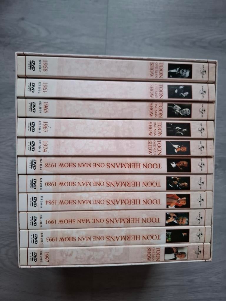 Toon Hermans dvd box, Alle leeftijden, Ophalen of Verzenden, Gebruikt