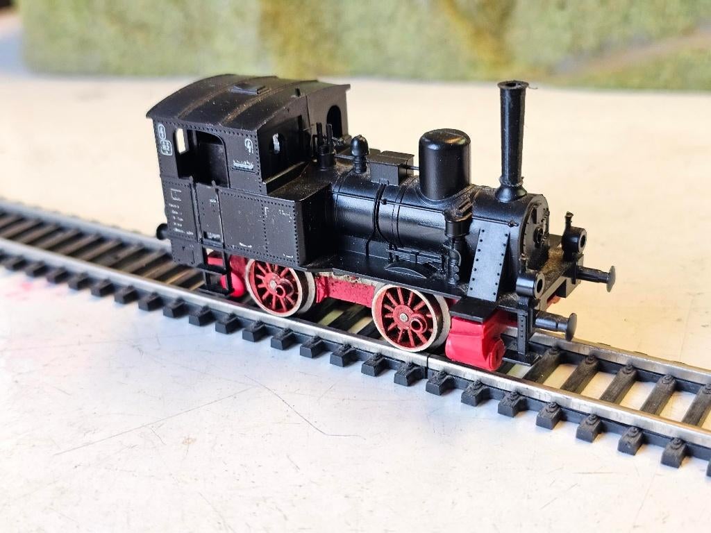 Modeltrein Ho Fleischmann stoomlokje loop of sloop, Gebruikt, Fleischmann, Ophalen of Verzenden, Gelijkstroom