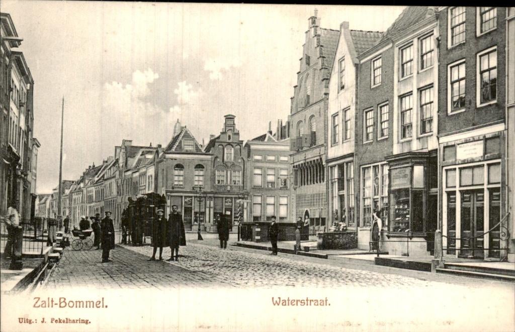Zalt-Bommel Waterstraat, Ophalen of Verzenden, 1980 tot heden, Gelopen, Gelderland