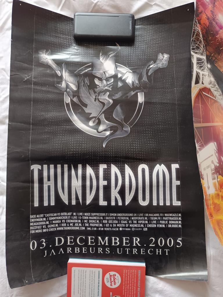 Thunderdome & Q-Base Oldschool Posters 2005/2006, Ophalen of Verzenden, A1 t/m A3, Muziek, Rechthoekig Staand