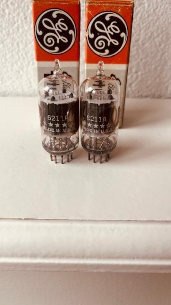 General Electric 6211A 5-star = long life 12au7/ecc82, Ophalen of Verzenden, Buis of Buizen